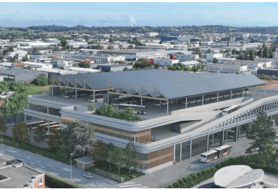 Construction d&rsquo;un centre de remisage et de maintenance de bus