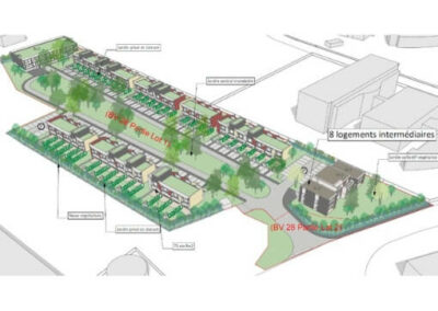 Construction de 66 logements individuels, collectifs et intermédiaires